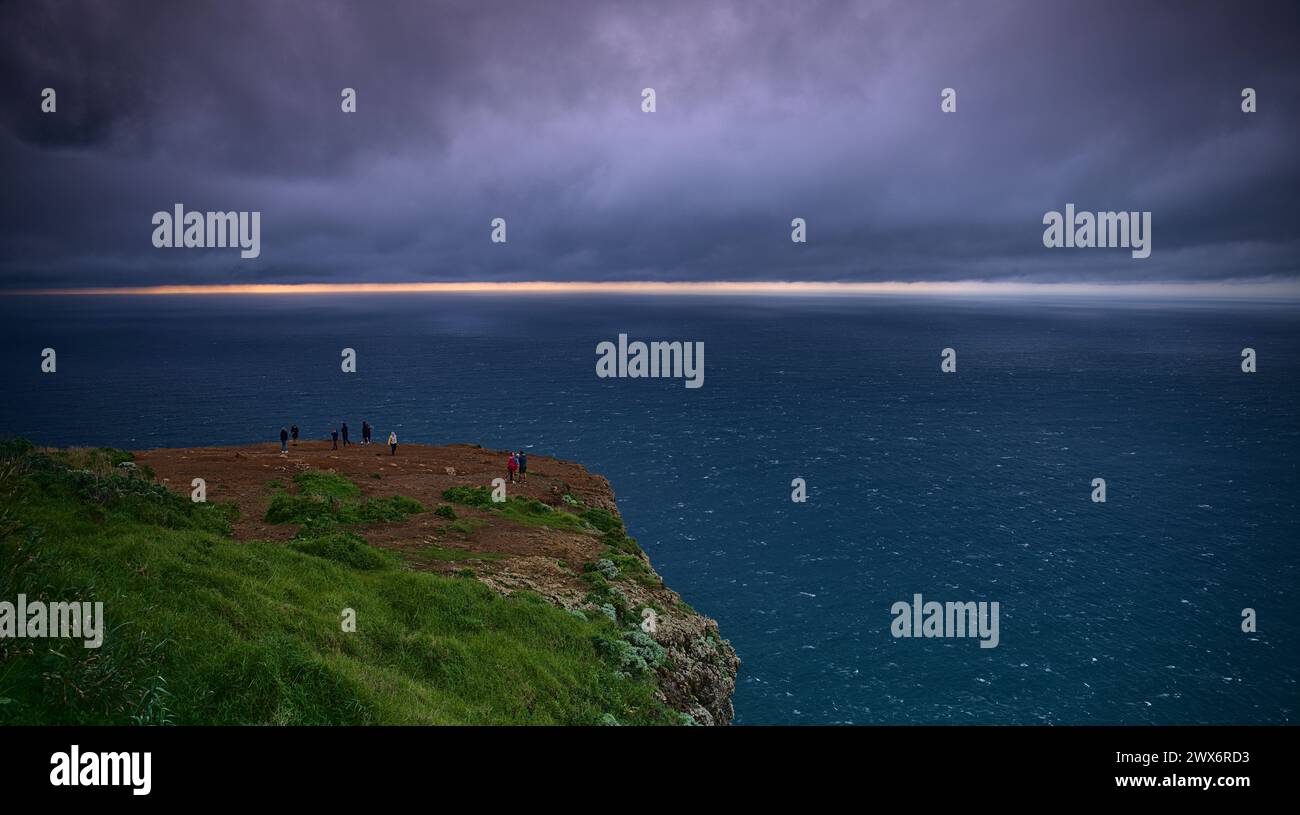Der westlichste Punkt von Madeira Stockfoto