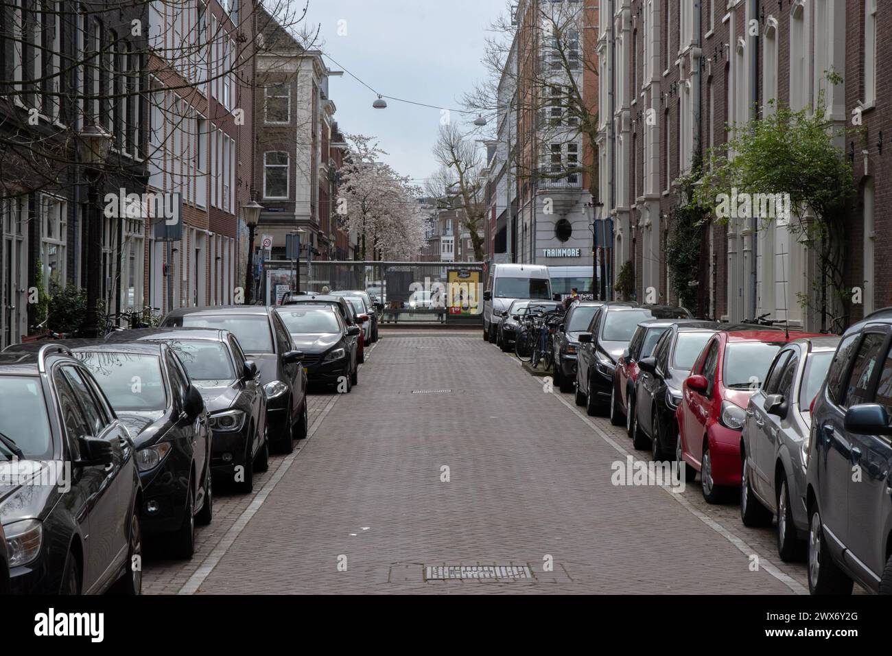 Huidekoperstraat Street In Amsterdam Niederlande 26-3-2024 Stockfoto