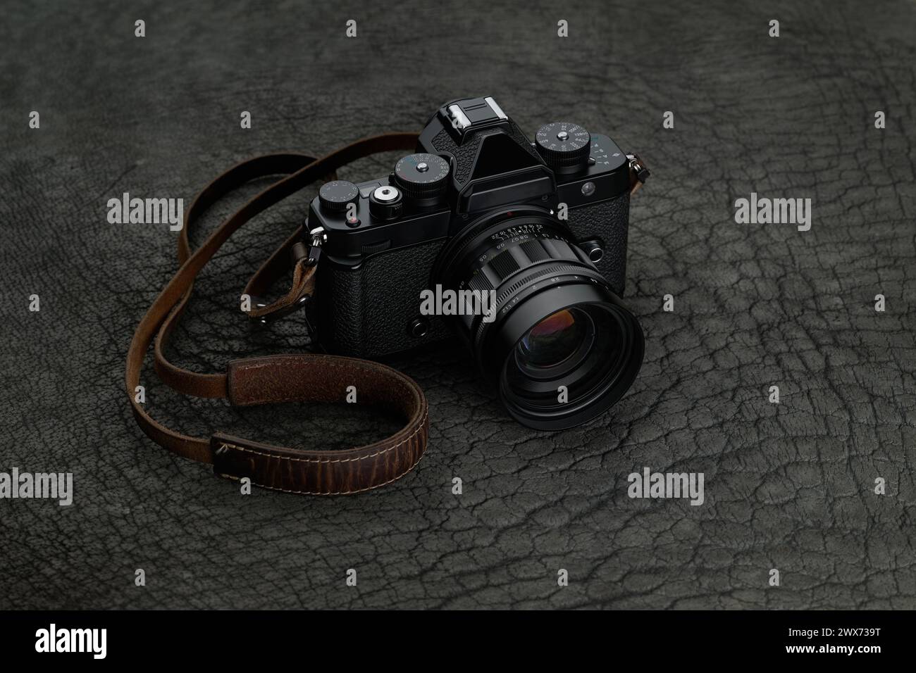 Retro-Fotokamera im Vintage-Stil Stockfoto