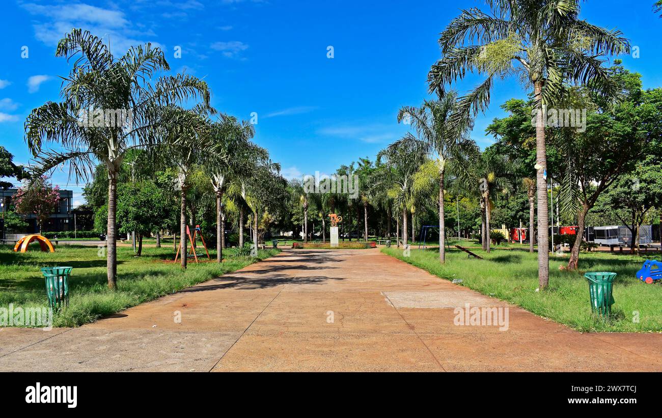 Öffentlicher Platz in Ribeirao Preto, Sao Paulo, Brasilien Stockfoto