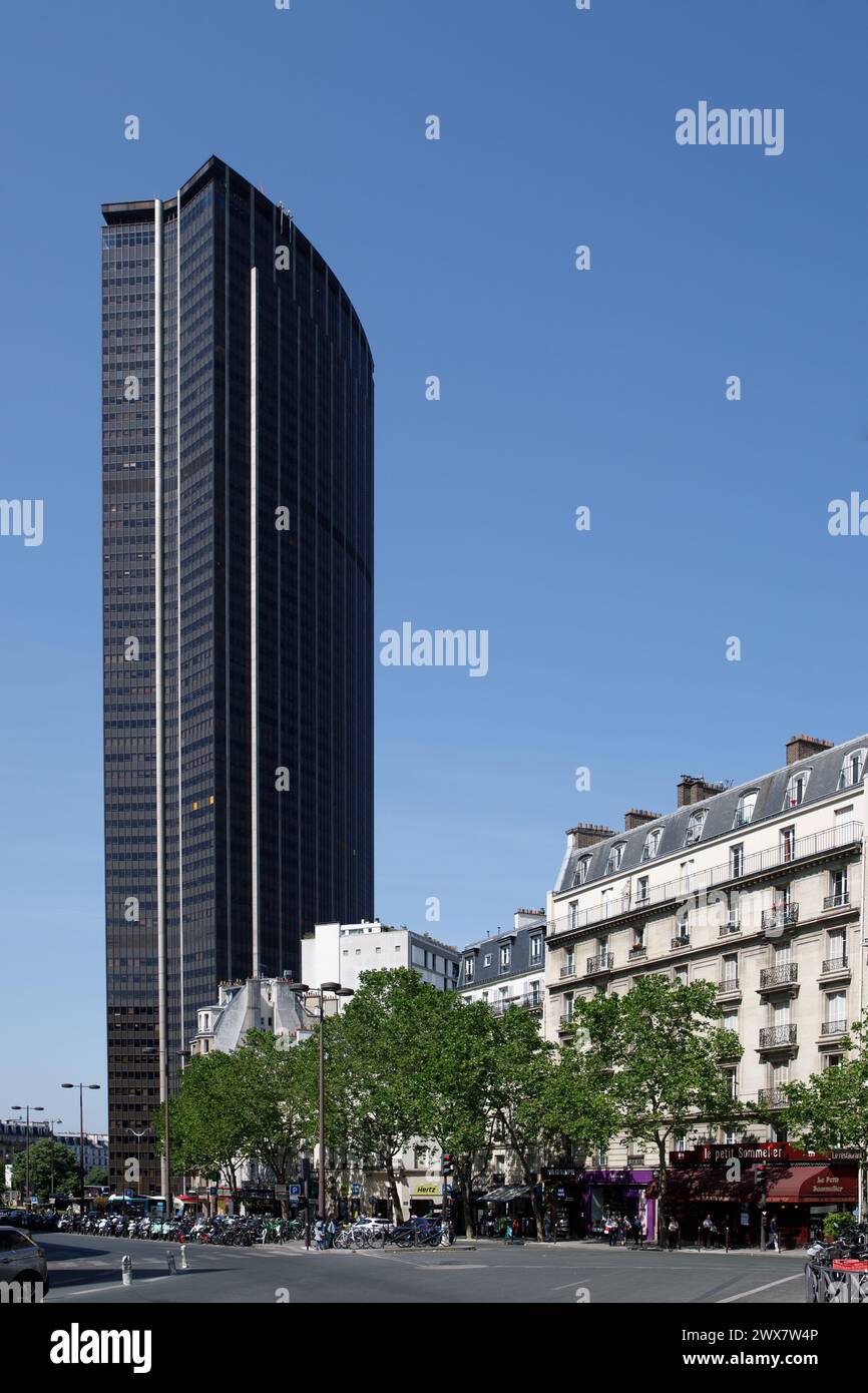 Frankreich, Region Ile-de-France, Paris 14. Arrondissement, Montparnasse, Avenue du Maine, Tour Montparnasse, Stockfoto