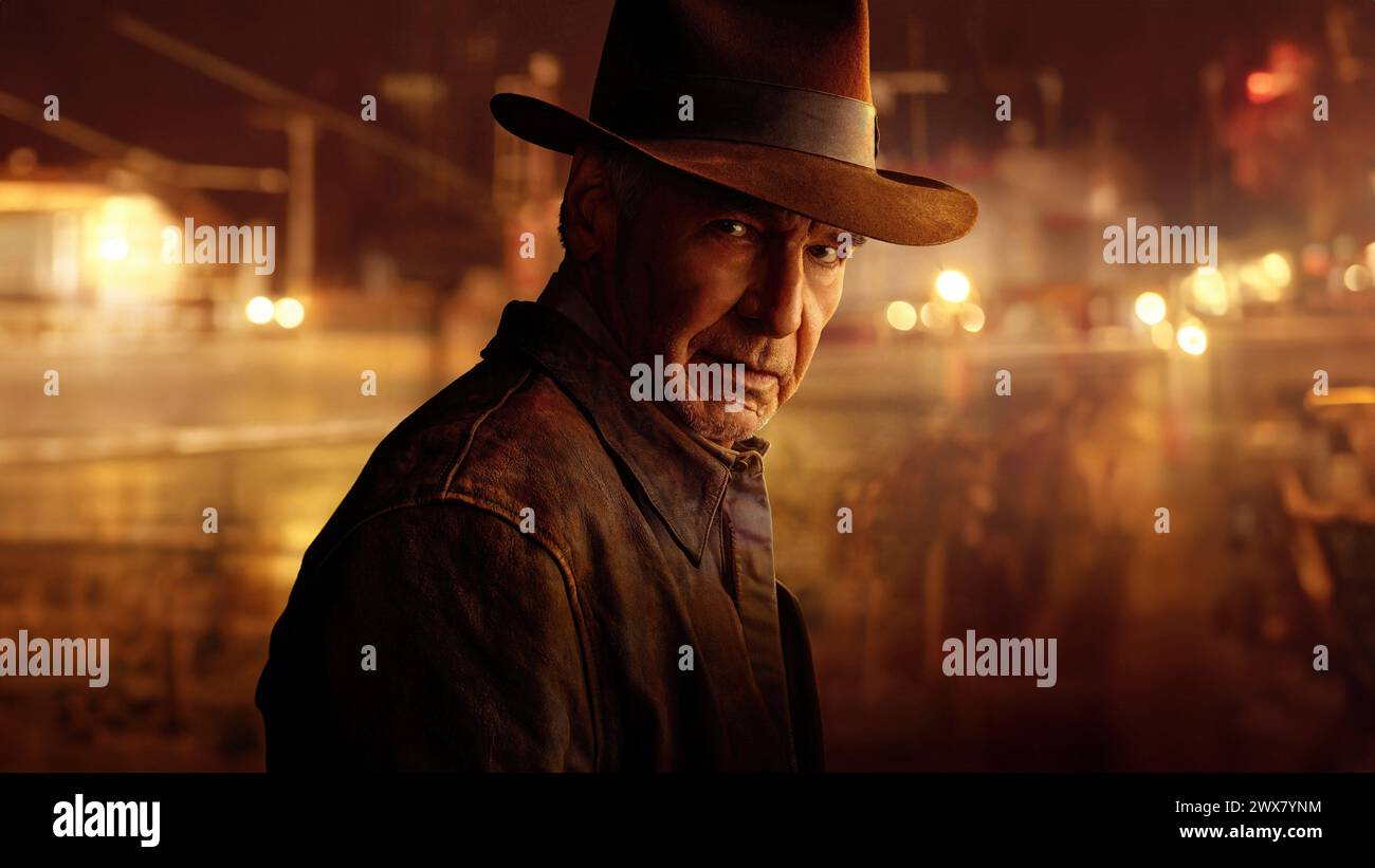 Indiana Jones and the Dial of Destiny Jahr : 2023 USA Regie : James Mangold Harrison Ford Poster (Key Art) Stockfoto