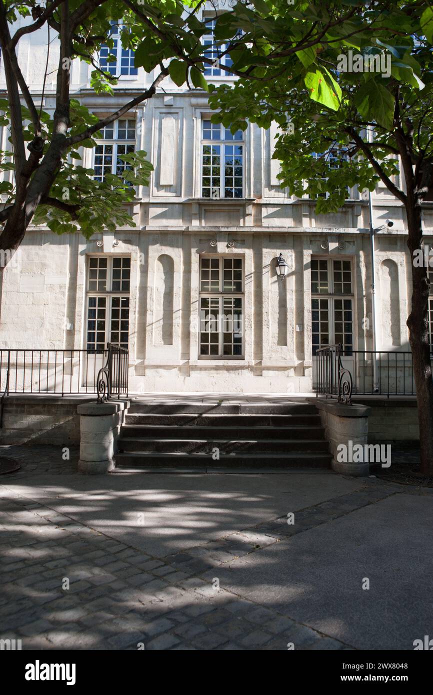 Paris, 14 rue Charlemagne, lycee Karl der Große, der ehrenrat, Stockfoto