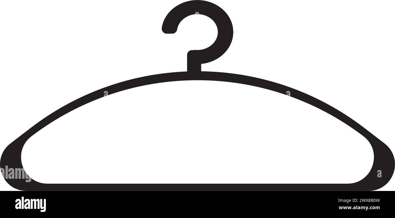 Kleiderbügel Icon Vektor Illustration Symbol Design Stock Vektor