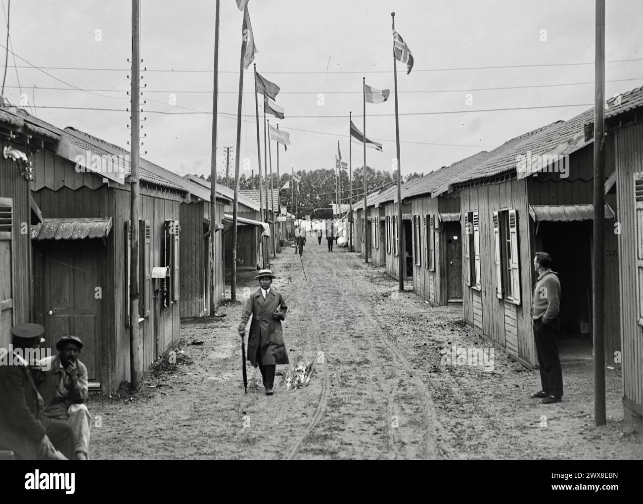 Olympische Spiele Paris 1924 - Olympisches Dorf Stockfoto
