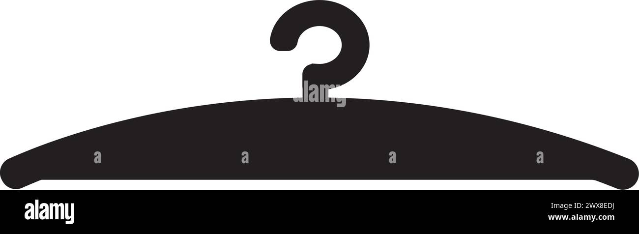 Kleiderbügel Icon Vektor Illustration Symbol Design Stock Vektor