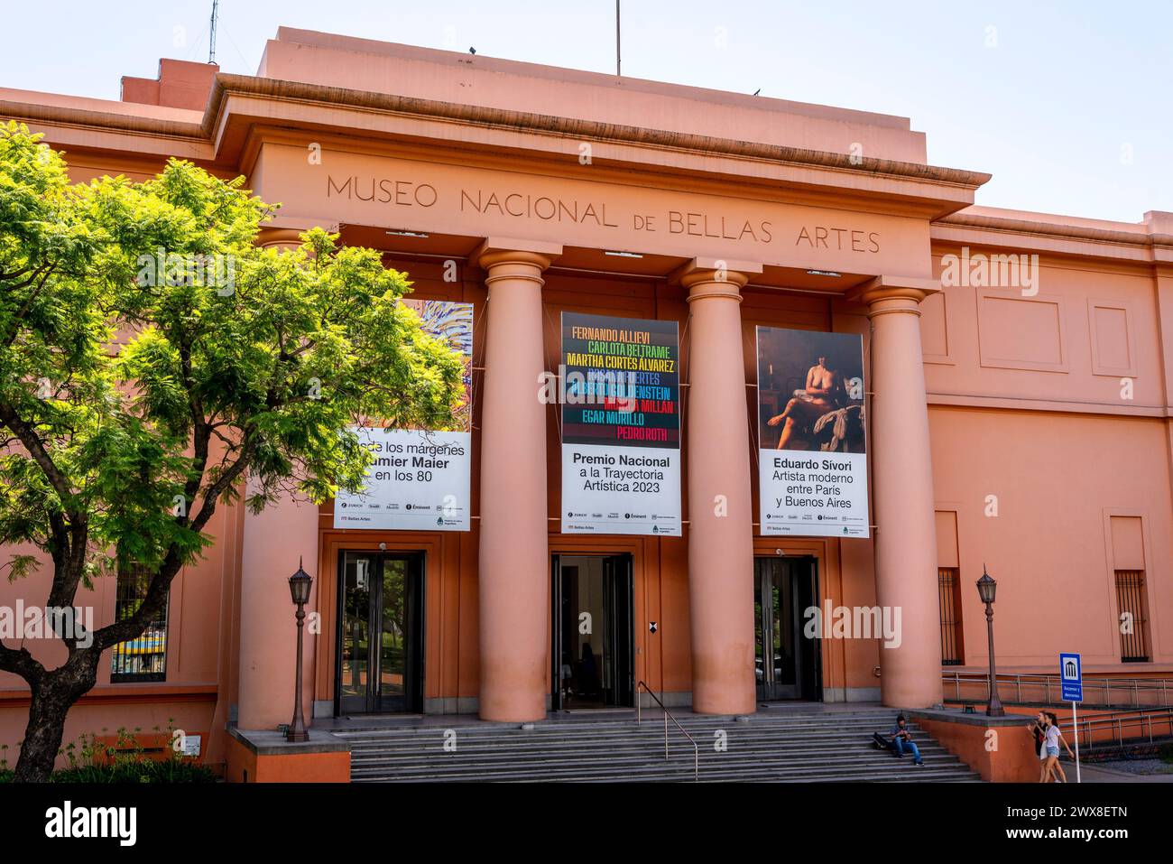 Das Museo Nacional de Bellas Artes (Nationalmuseum der Schönen Künste) Buenos Aires, Argentinien. Stockfoto