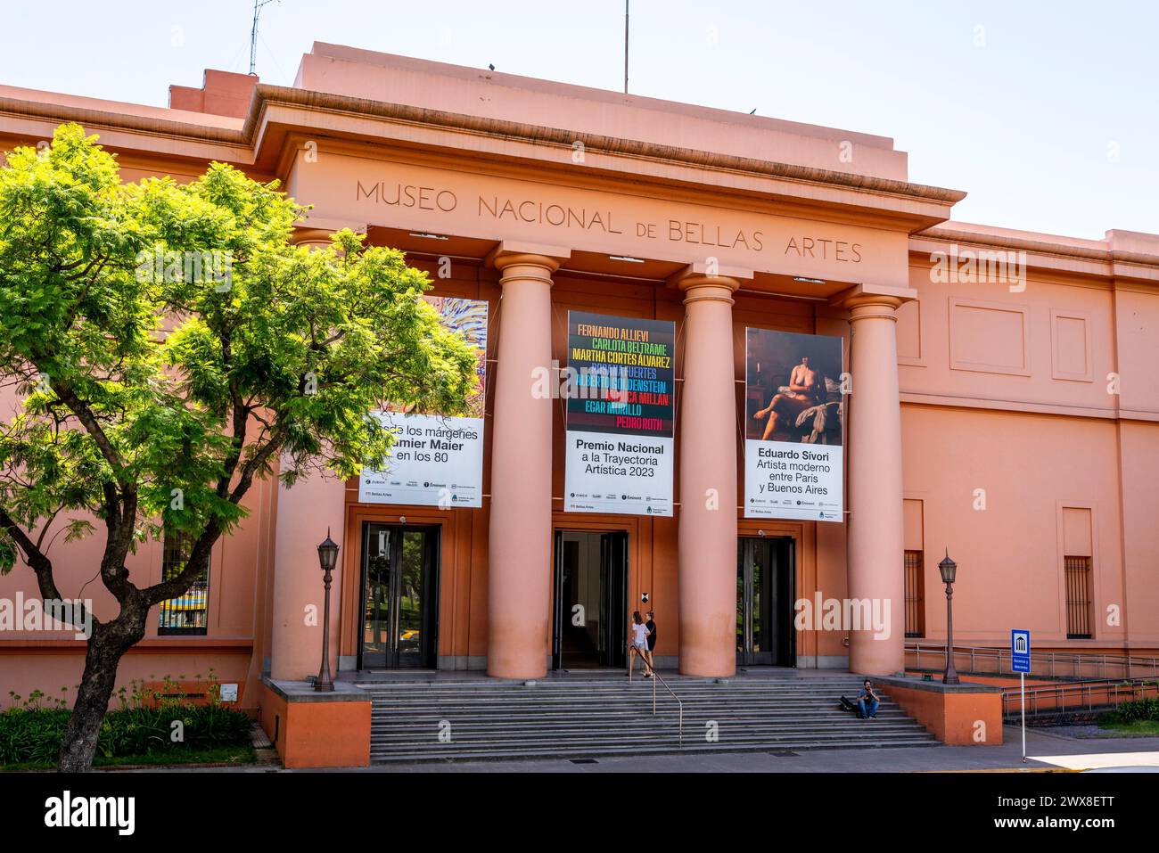 Das Museo Nacional de Bellas Artes (Nationalmuseum der Schönen Künste) Buenos Aires, Argentinien. Stockfoto