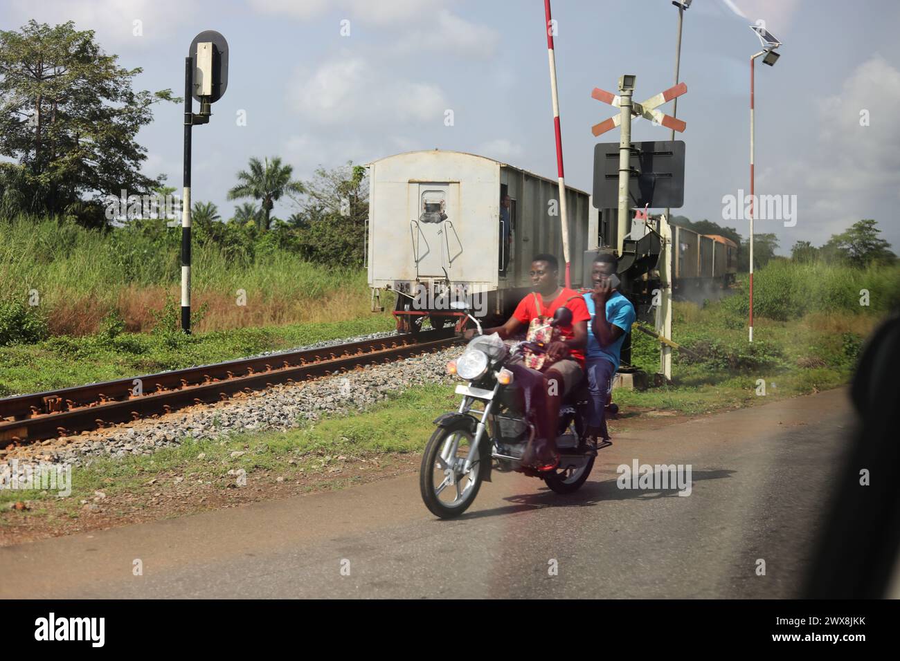 Allgemeine Ansichten von Sierra Leone in Afrika. Stockfoto