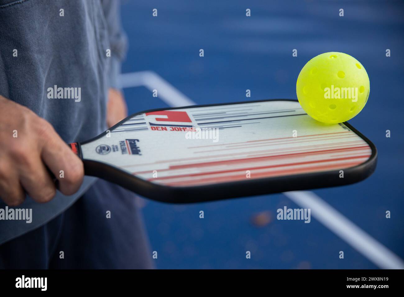 Pickleball Stockfoto