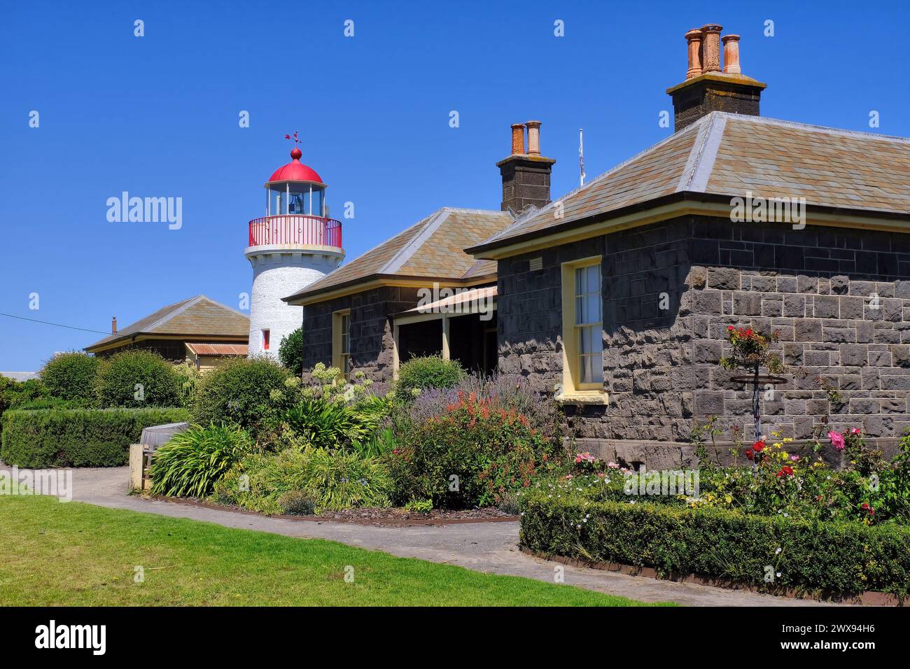 Warrnambool: Flagstaff Hill Maritime Village in Warrnambool, Victoria, Australien Stockfoto