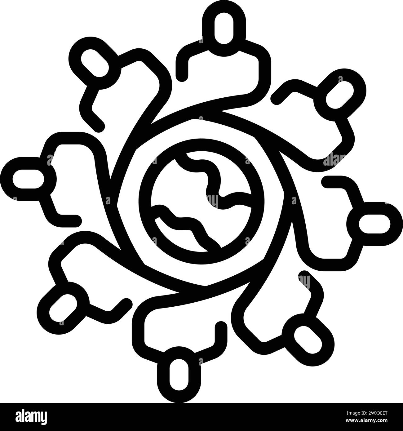 Symbol für Kultur, Zivilisation Stock Vektor