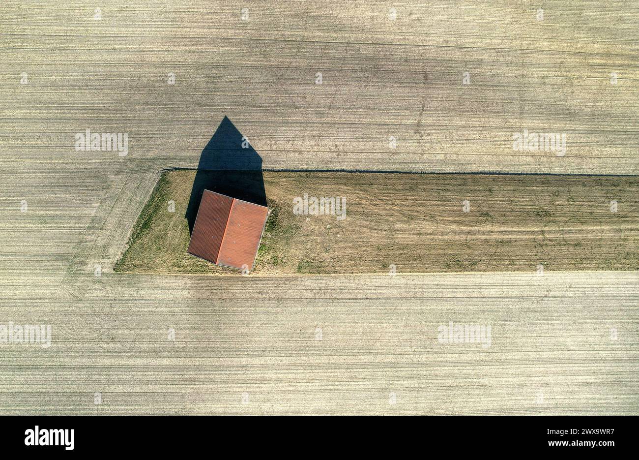 Raggendorf Luftbild Stockfoto