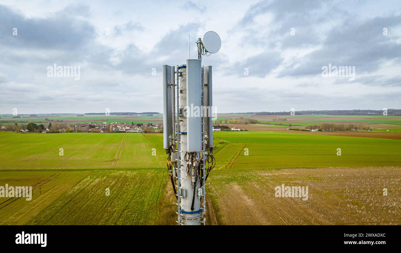 Handy-Antenne Stockfoto