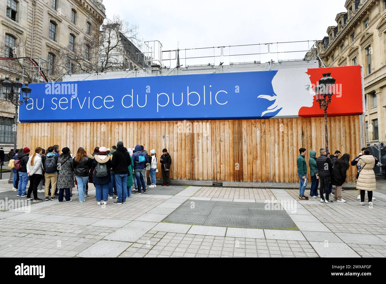 Verwaltungsdienste Präfektur - Paris - Frankreich Stockfoto