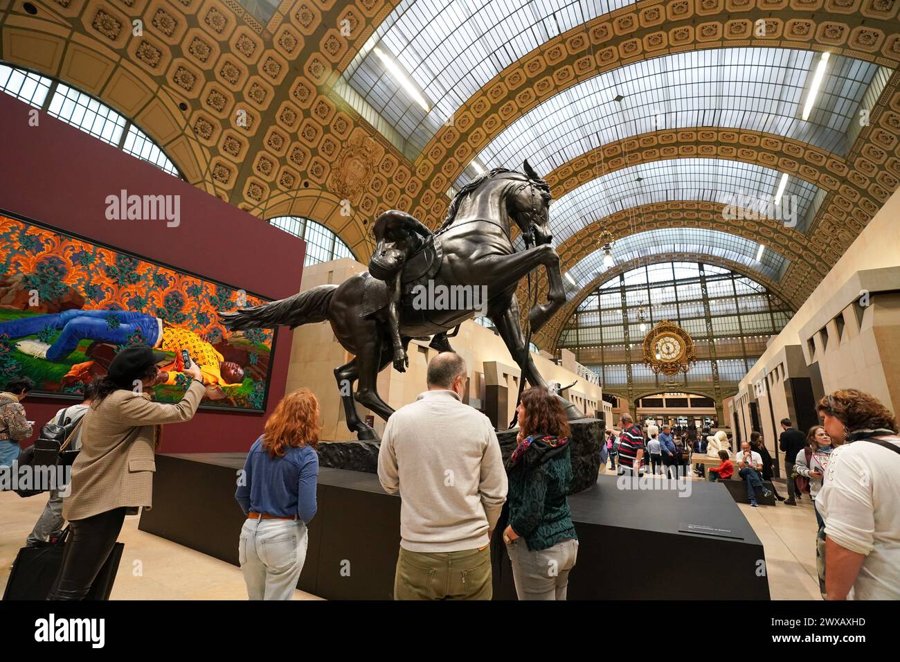 Das Musée d’Orsay ist ein Museum in Paris, Frankreich, am linken seine-Ufer Stockfoto