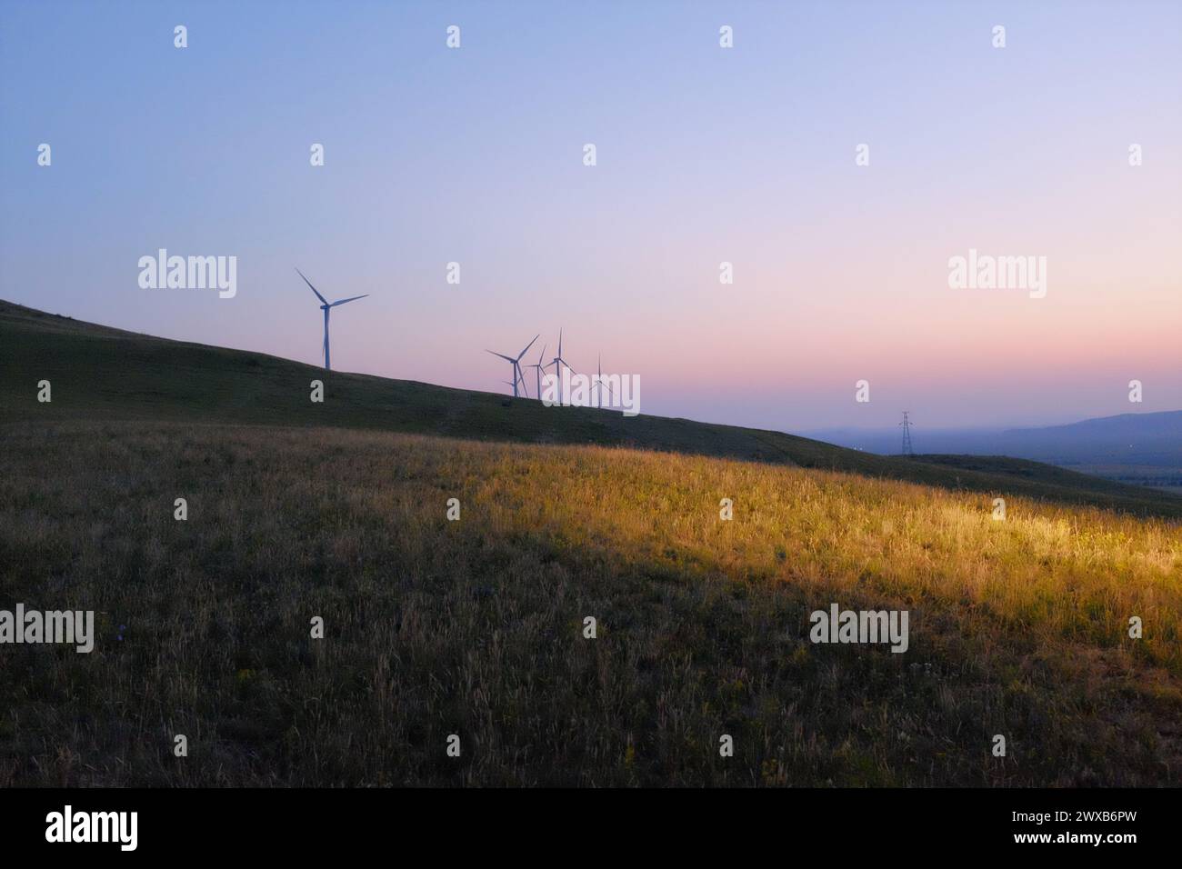 Ländliche Szene der Inneren Mongolei in China Stockfoto