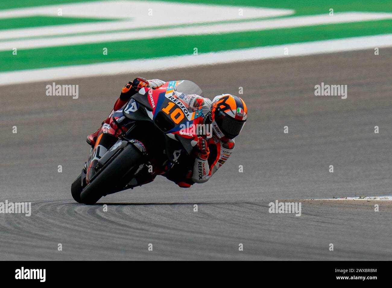 Portimao, Portugal. März 2024. PORTIMAO, PORTUGAL - 22. MÄRZ: Luca Marina aus Italien, Repsol Honda Team während des Grande Premio Tissot de Portugal, MotoGP Klasse, Freies Training am Autodromo Internacional do Algarve am 22. März 2024 in Portimao, Portugal. (Foto von Henk Seppen/Orange Pictures) Credit: Orange Pics BV/Alamy Live News Stockfoto