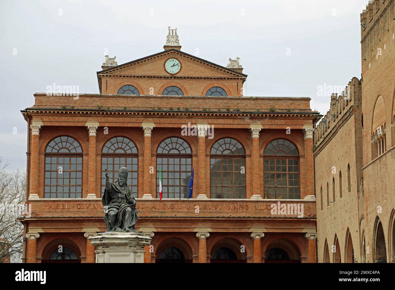 Amintore Galli Theater in Rimini Stockfoto