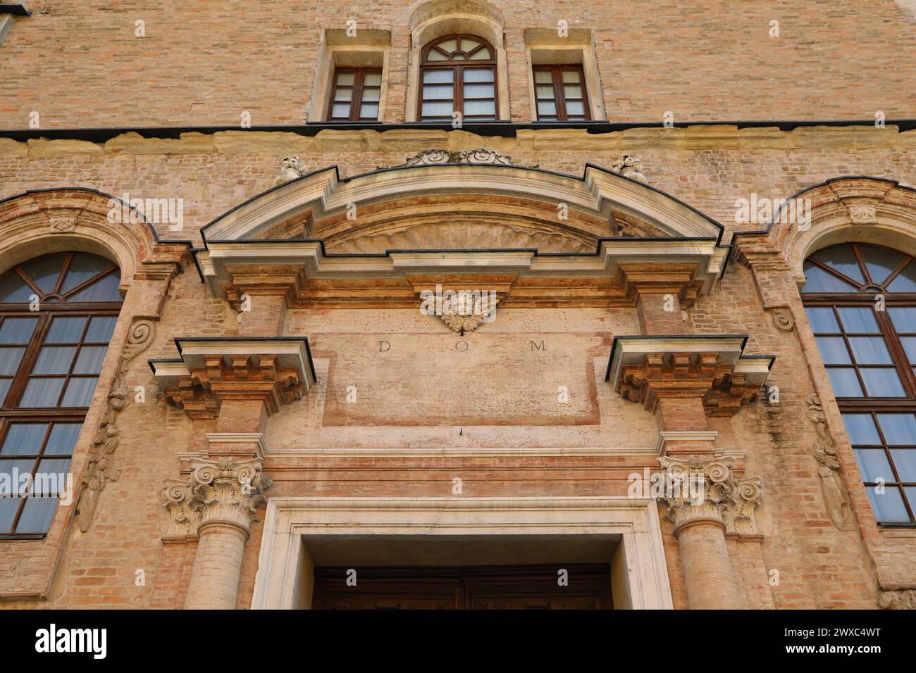 Ehemaliges Kloster der Chorherren des Laterans in Parma Stockfoto