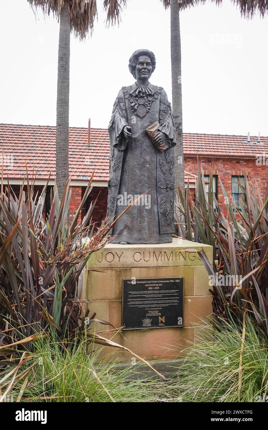 Joy Cummings schrieb Geschichte als Newcastle, Australiens erste Bürgermeisterin, die von 1974 bis 1984 diente. Bekannt für ihre fortschrittliche Politik und ihr Engagement Stockfoto