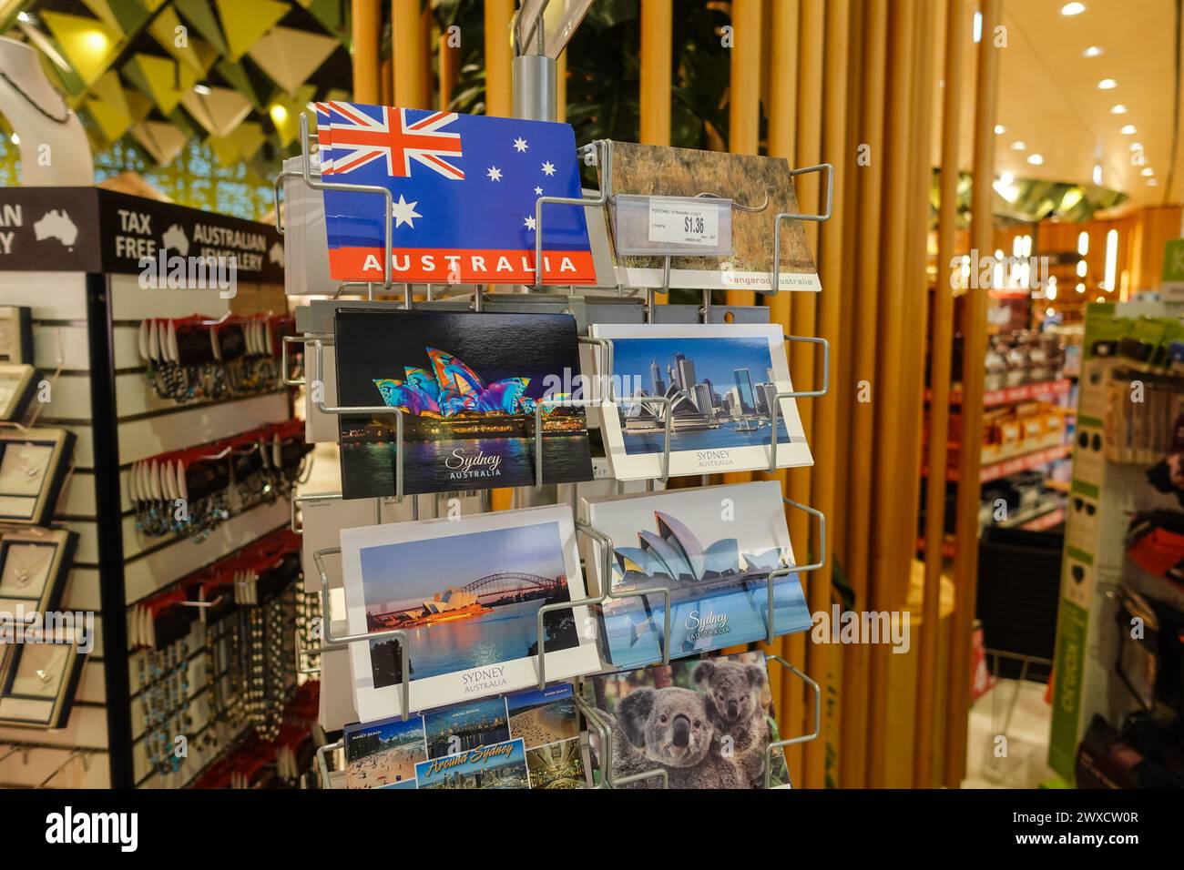 Postkarten Australien Stockfoto