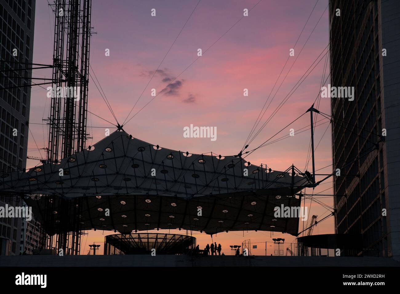 Gebäude in Frankreich - Paris la Défense im Jahr 2017 Stockfoto