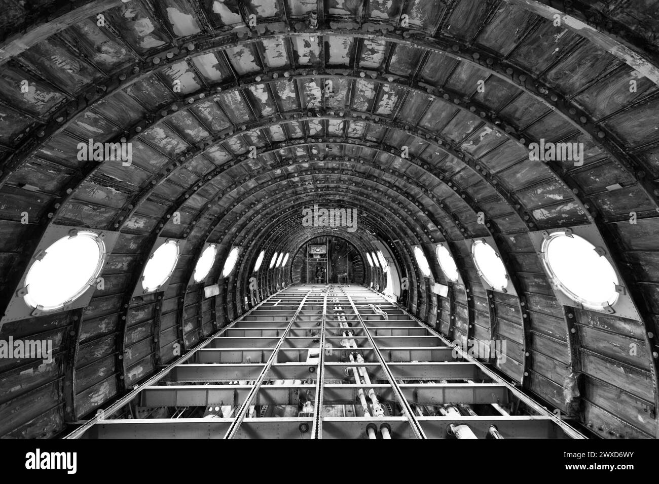 Flugzeugrumpf Stockfoto