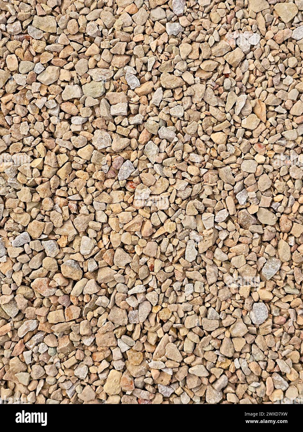 Dolomitstein auf der Baustelle Stockfoto