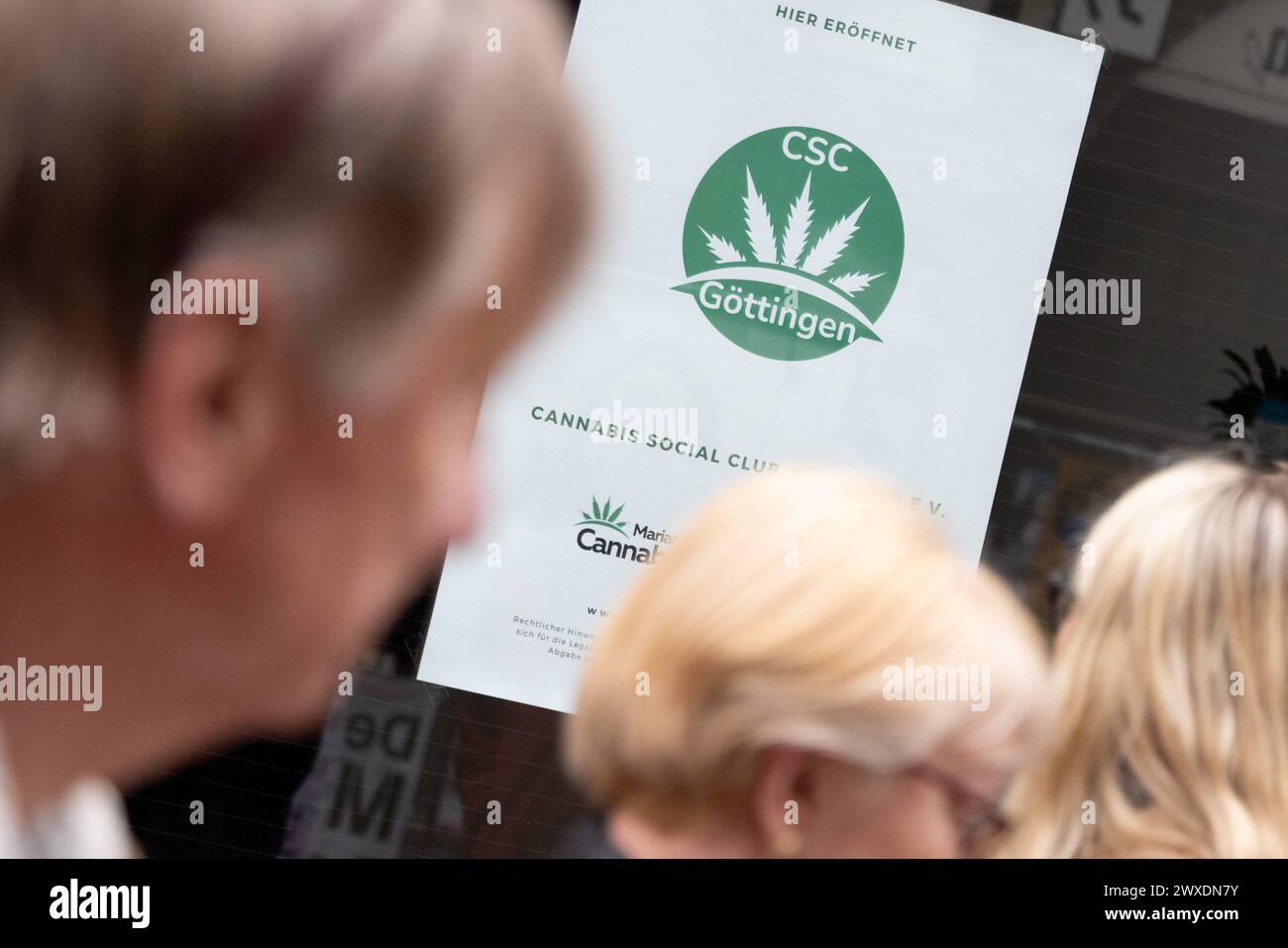 Legalisierung Konsum von Cannabis in Deutschland Göttingen, Deutschland 30. März 2024