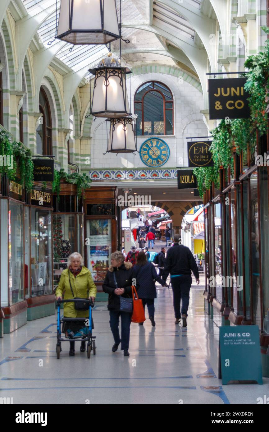 Die Royal Arcade, Norwich Stockfoto