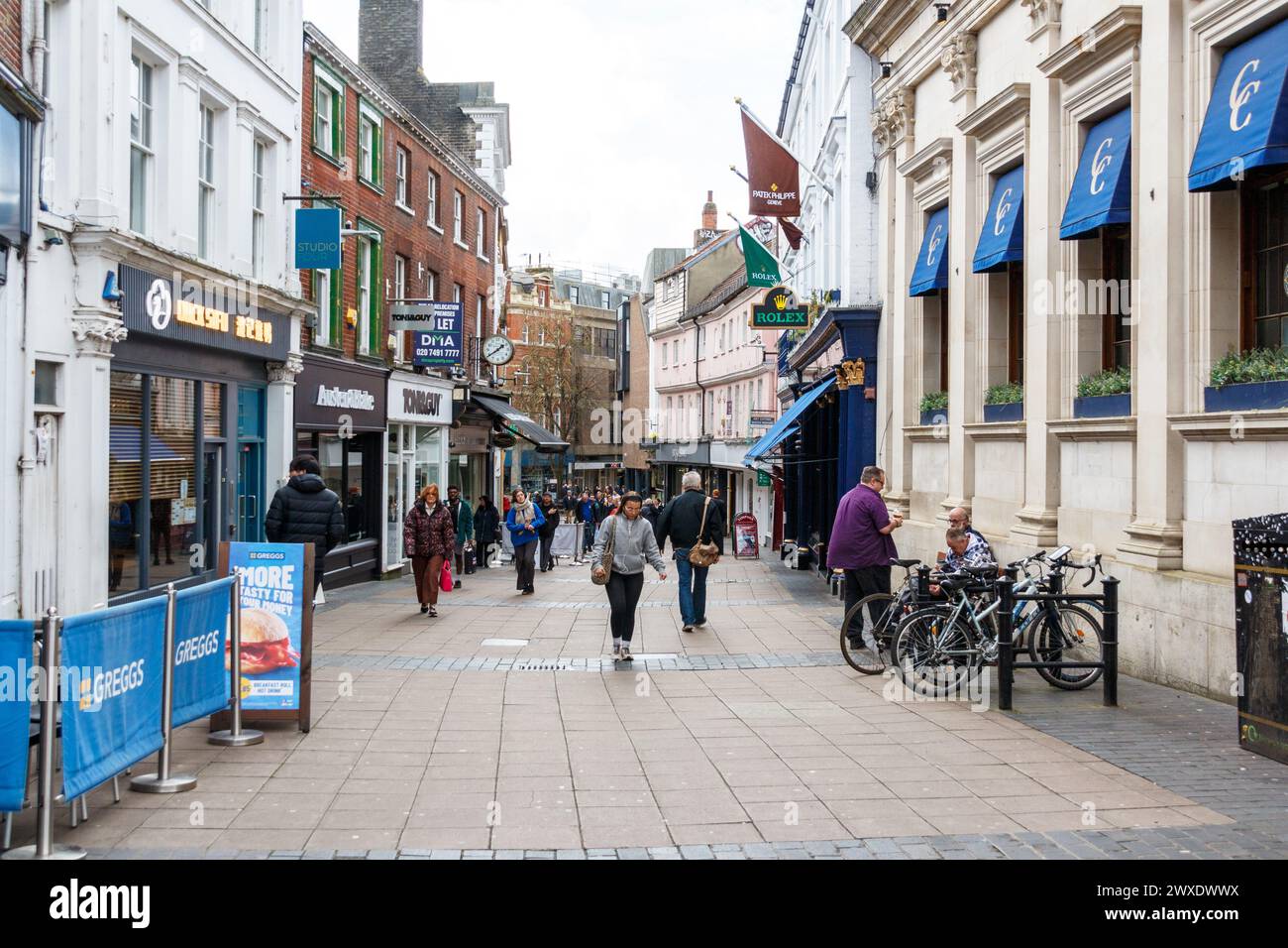 London Street, Norwich Stockfoto