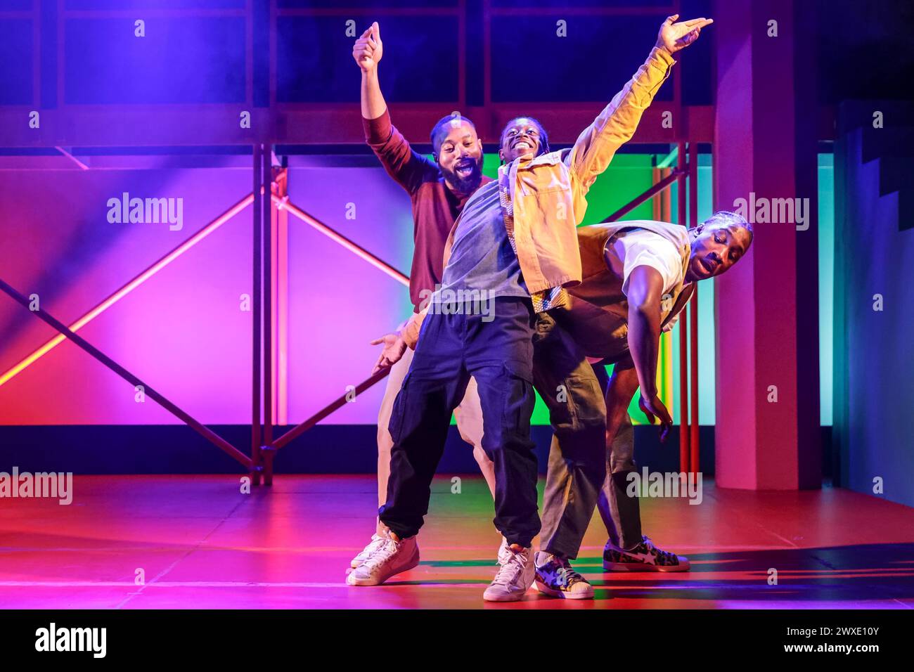 "Für Black Boys, die Selbstmord in Betracht gezogen haben, wenn die Hue zu schwer wird"-Show Fotoruf, Garrick Theatre, London Stockfoto