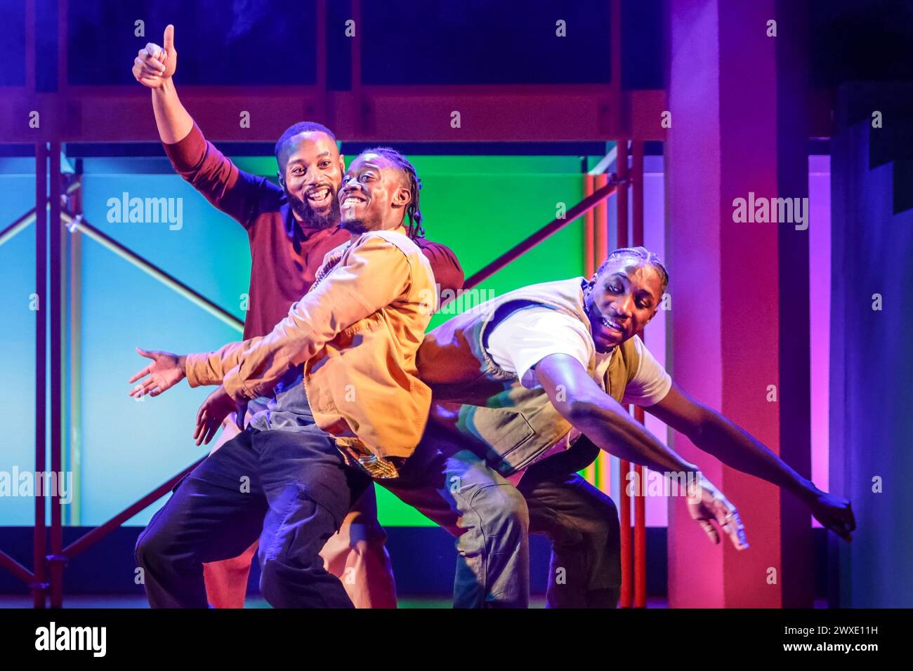 "Für Black Boys, die Selbstmord in Betracht gezogen haben, wenn die Hue zu schwer wird"-Show Fotoruf, Garrick Theatre, London Stockfoto