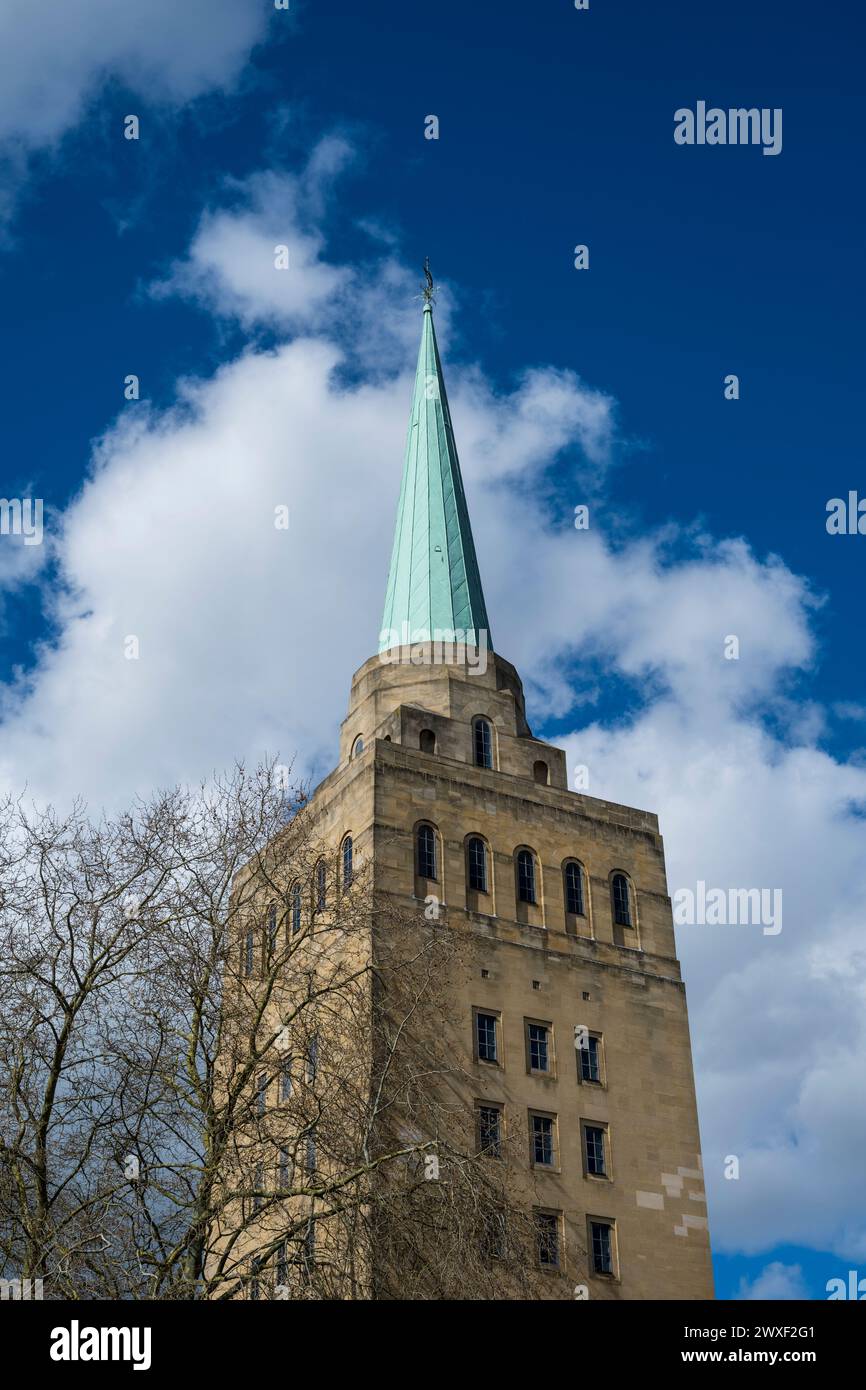 Nuffield Collage Library Tower, Nuffield College, University of Oxford, Oxford, Oxfordshire, England, Großbritannien, GB. Stockfoto