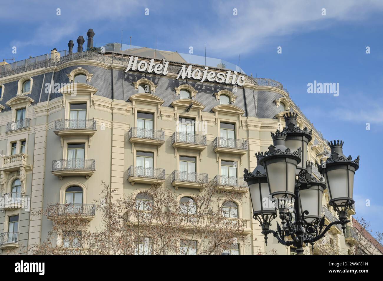 Hotel Majestic, Passeig de Gracia, Barcelona, Katalonien, Spanien Stockfoto