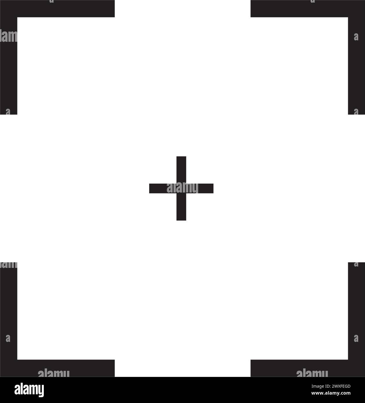 Symbol für Vollbildmodus und Verkleinerung, Zeichen und Symbole, einfaches Vektor-Design. Stock Vektor