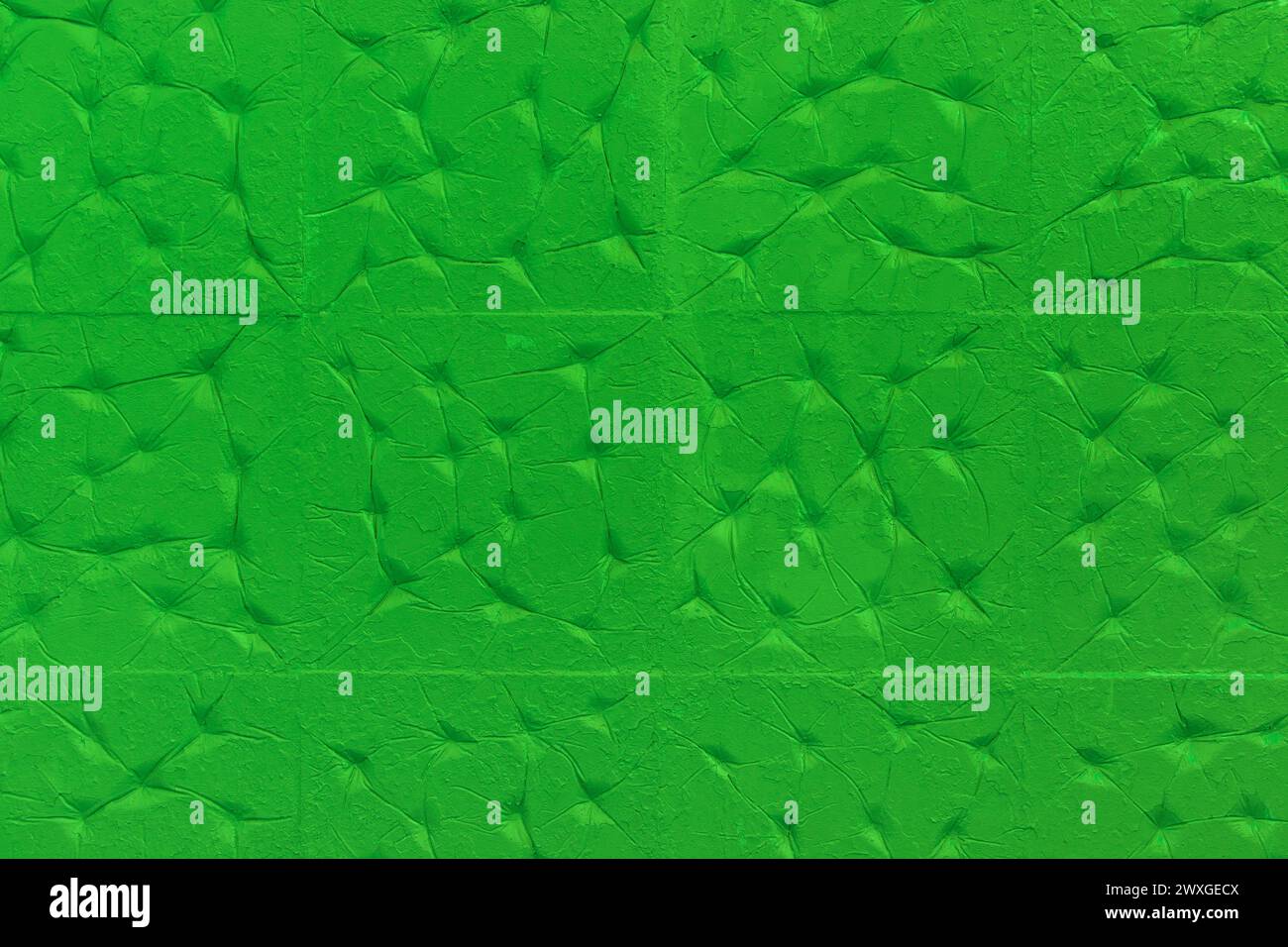 Grün Chaotisches Abstraktes Muster Farbe Wandstruktur Hintergrund Oberfläche Hintergrund Design Struktur. Stockfoto