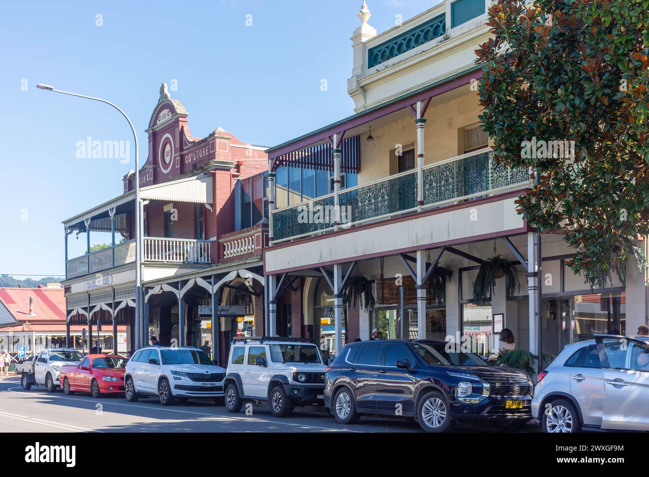 Historische Gebäude, Queen Street, Berry, New South Wales, Australien Stockfoto