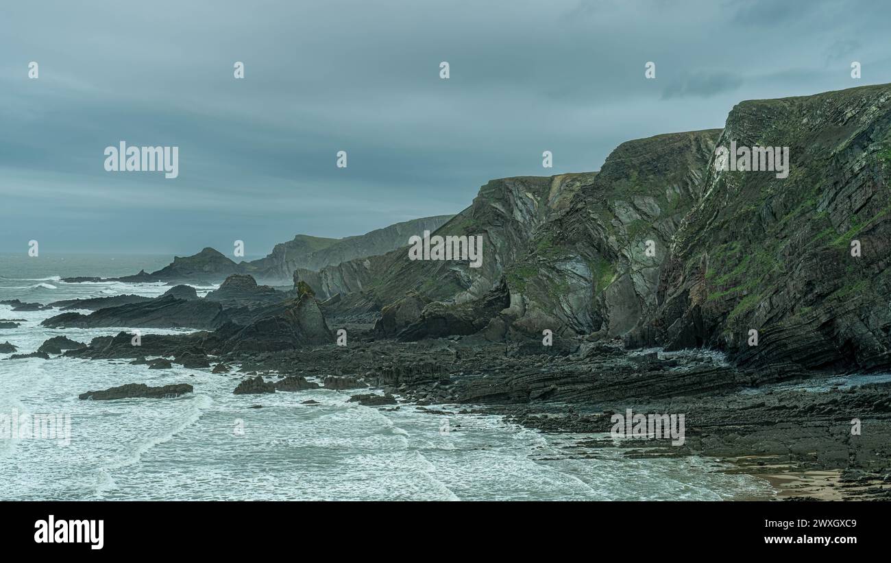 Hartland Quay, Devon Stockfoto