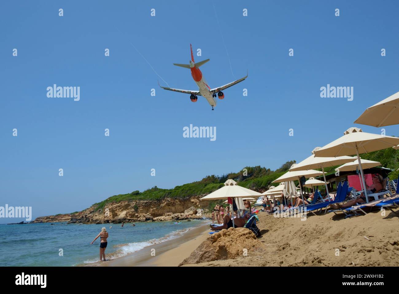 Ammes Beach, Kefalonia, Griechenland Stockfoto