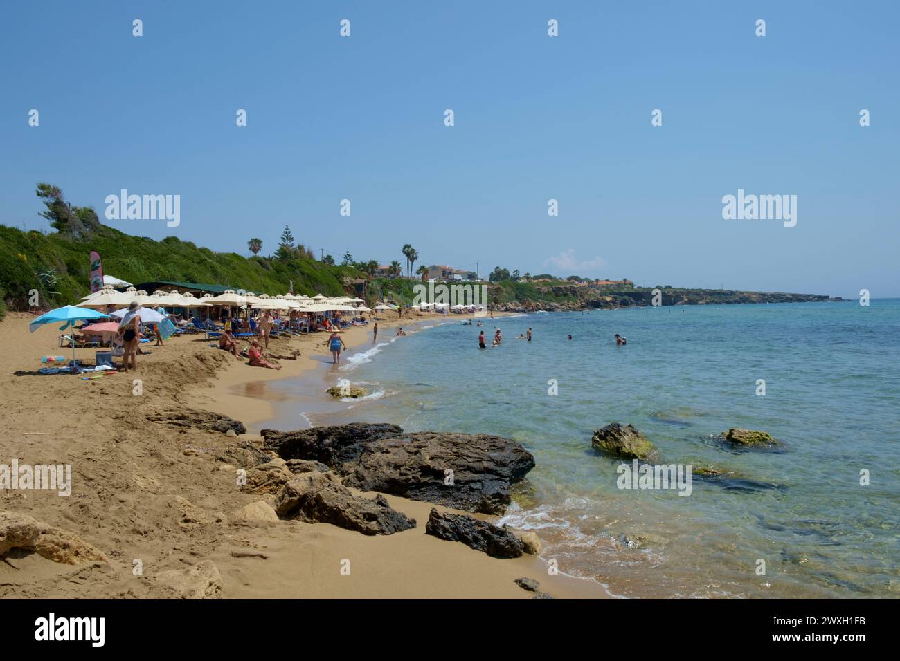Ammes Beach, Kefalonia, Griechenland Stockfoto