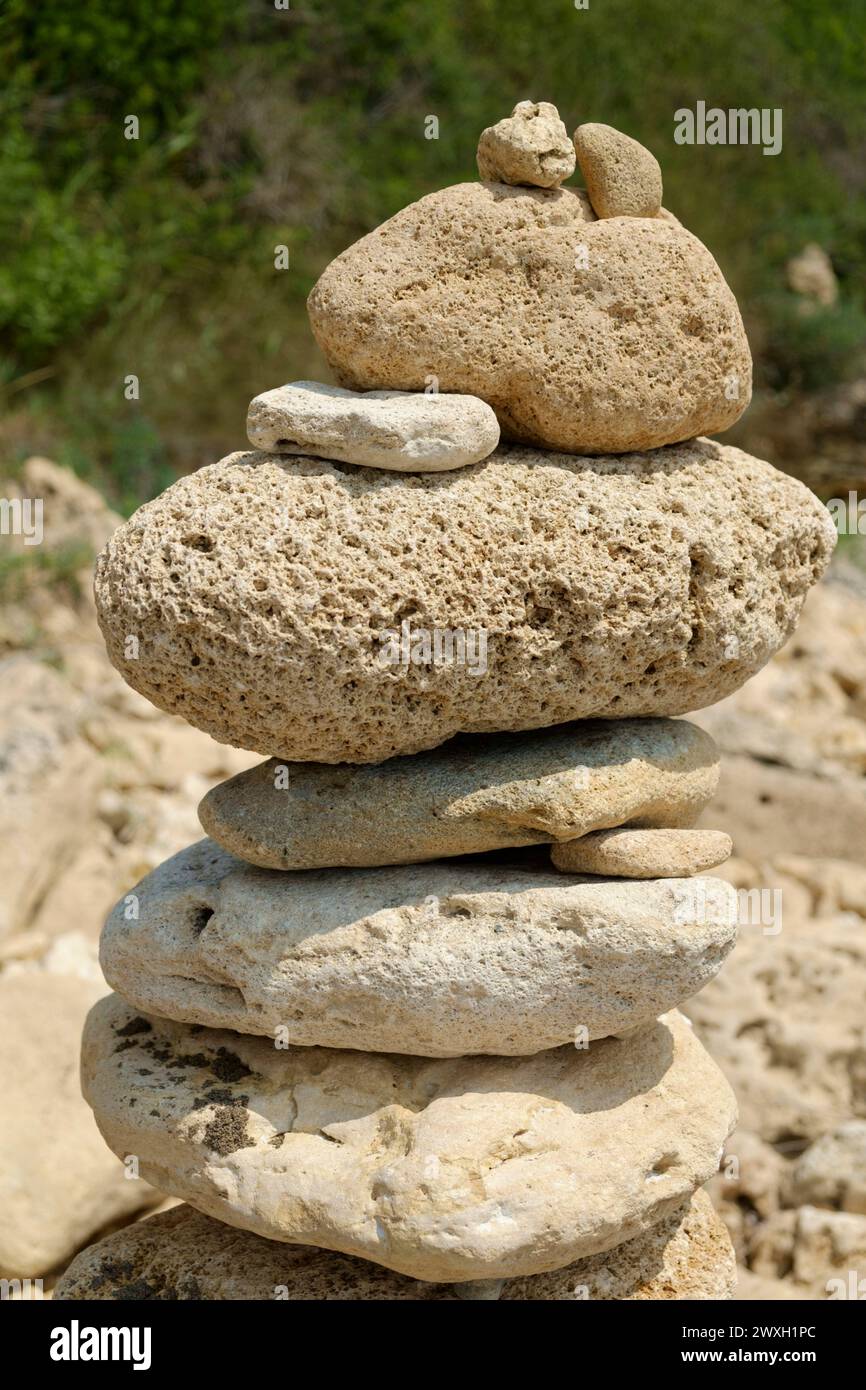 AiHelis Beach, Kefalonia, Griechenland Stockfoto