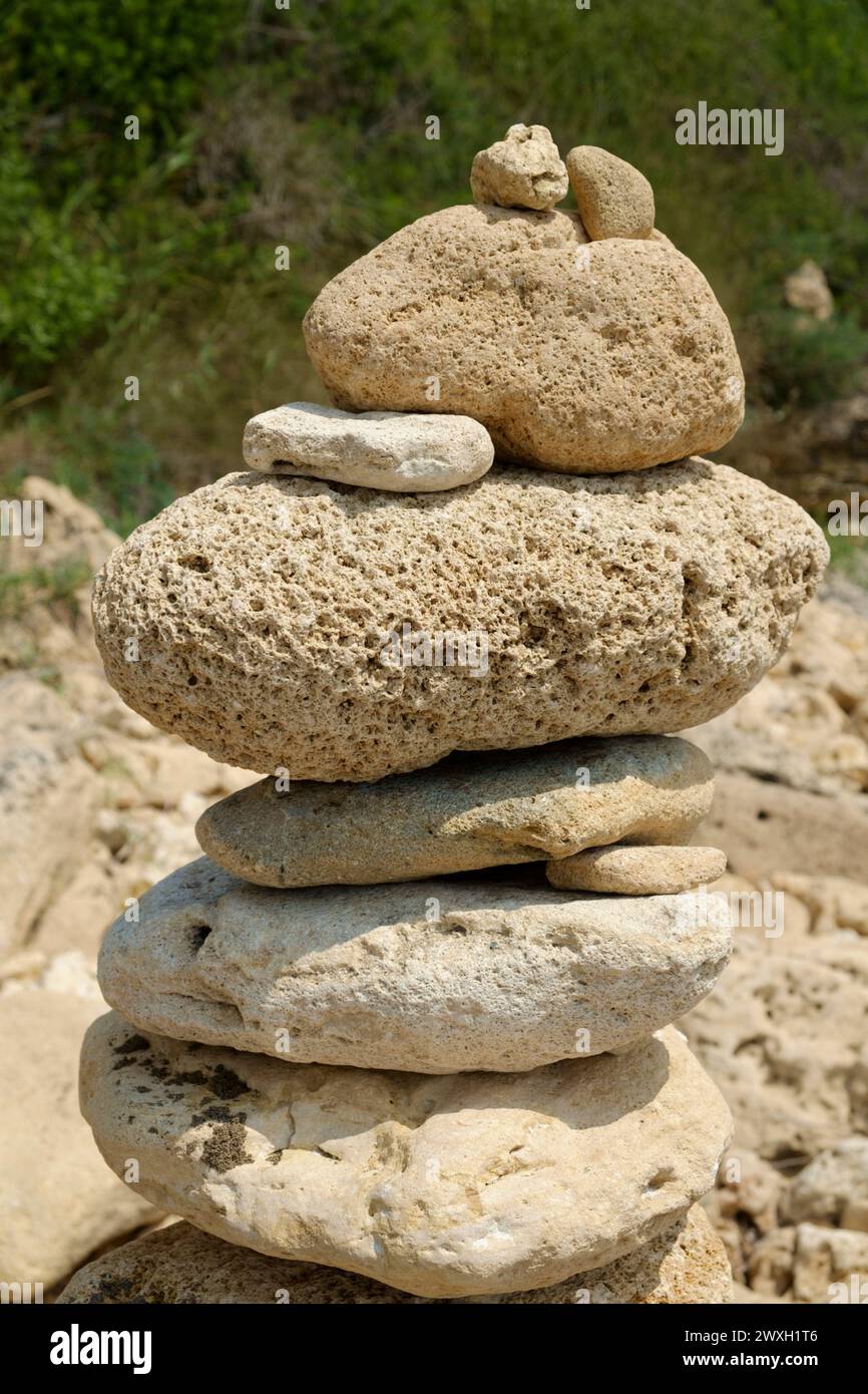AiHelis Beach, Kefalonia, Griechenland Stockfoto