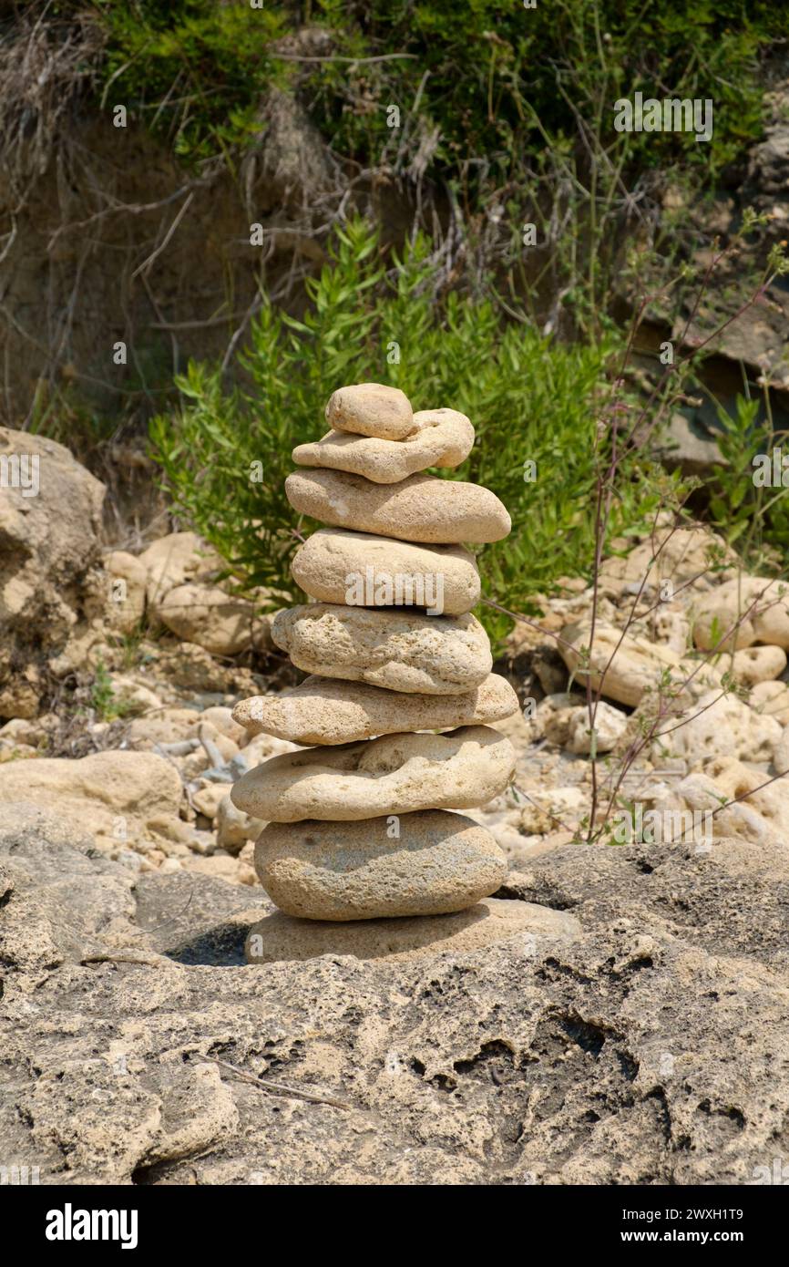 AiHelis Beach, Kefalonia, Griechenland Stockfoto