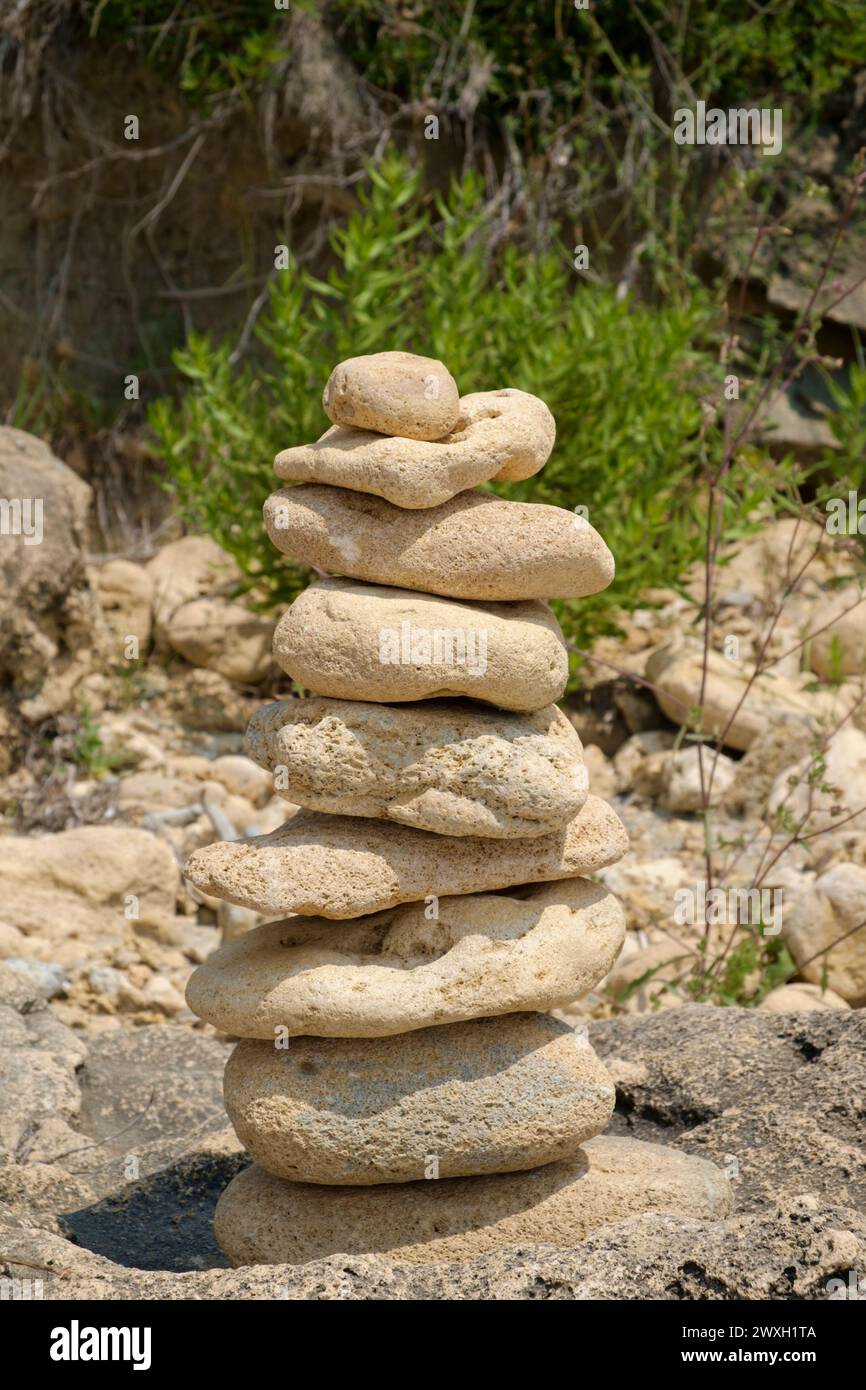 AiHelis Beach, Kefalonia, Griechenland Stockfoto