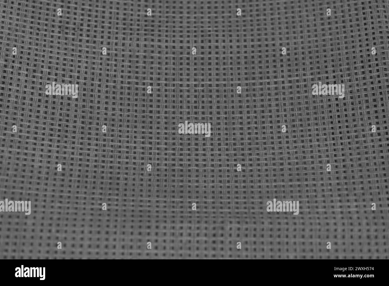 Graue ineinander verwobene Textur Streifen Vintage Stoff Leinenstruktur Hintergrund Textur Hintergrund. Stockfoto