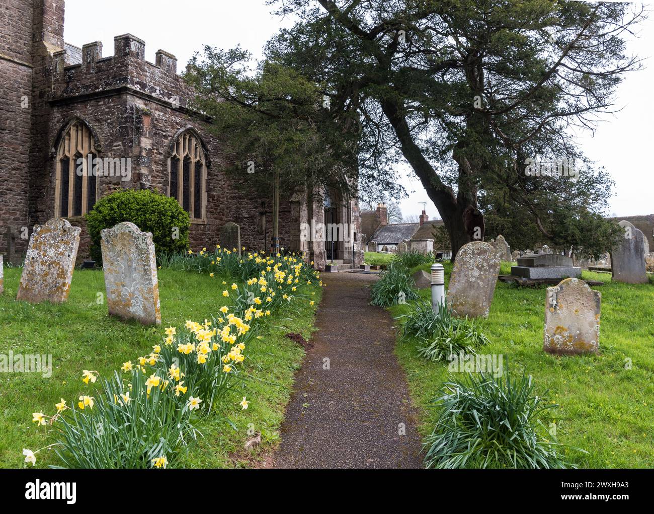 Osterkirche in All Saints, Budleigh Salterton, Devon. Stockfoto