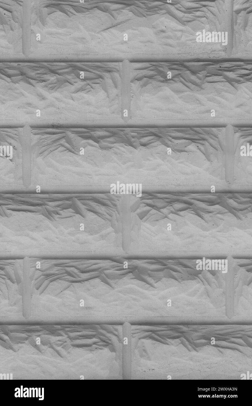 Graue Ziegelwand abstrakte Muster Mauerwerk Textur Hintergrund Architektur Struktur. Stockfoto