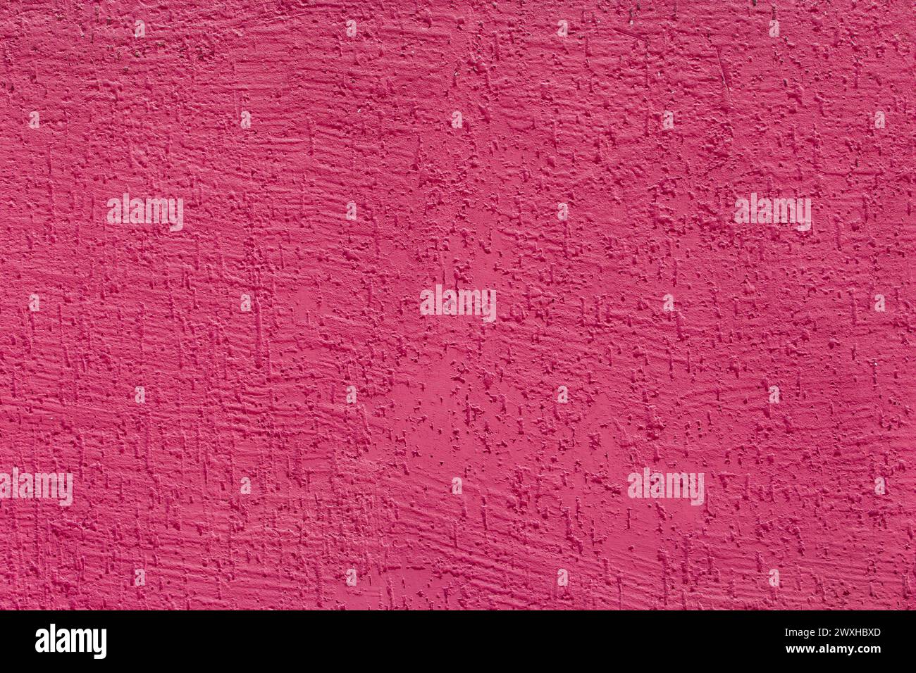 Rosa Farbe Beton Wand Oberfläche Putz Textur Stuck Hintergrund abstrakte purpurrote Farbe Zement Grunge. Stockfoto